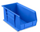 Storage Bin Blue Plastic