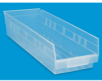 Storage Bin Clear Plastic