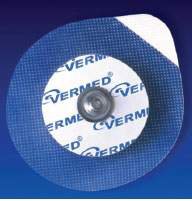 Versa-Trode - ECG Snap Electrode Monitoring Non-Radiolucent Tape Backing 60 per Pack - A10026T-60