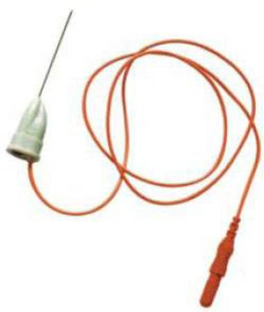 Natus Medical TECA MyoJect EMG Electrode 30 Gauge X 25 mm Stainless Steel Hypodermic Needle Disposable Sterile - JT-2530-LL