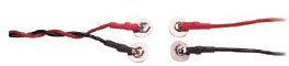 Natus - EMG Electrode with Leadwire 10 mm Diameter X 39 Inch Lead Length Stainless Steel NonSterile Disc Tip - 6030-3-TP
