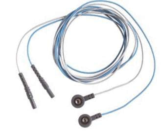Natus Medical Snap Leads 60 Inch, Blue / Grey Snap Electrodes - 019-424500
