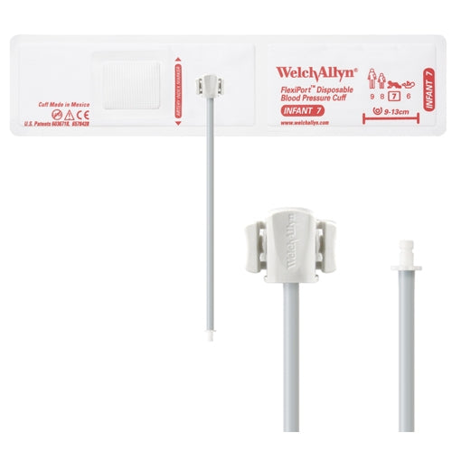 Welch Allyn Cuff, Vinyl Infant, 2-Tube, BVC - VINYL-07-2BVC