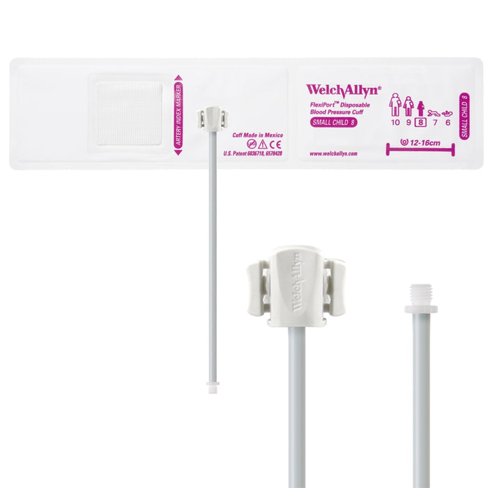 Welch Allyn Cuff, Vinyl SM Child 1-Tube SC - VINYL-08-1SC