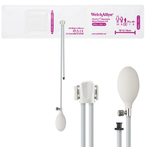 Welch Allyn Cuff, Vinyl SM Child 2-Tube BV - VINYL-08-2BV