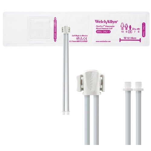 Welch Allyn Cuff, Vinyl SM Child 2-Tube MQ - VINYL-08-2MQ