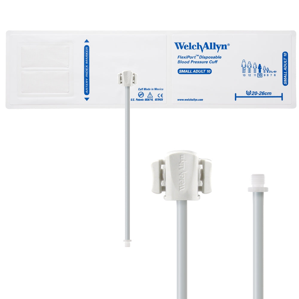 Welch Allyn Cuff, Vinyl, SM AD, 1-Tube, SC - VINYL-10-1SC