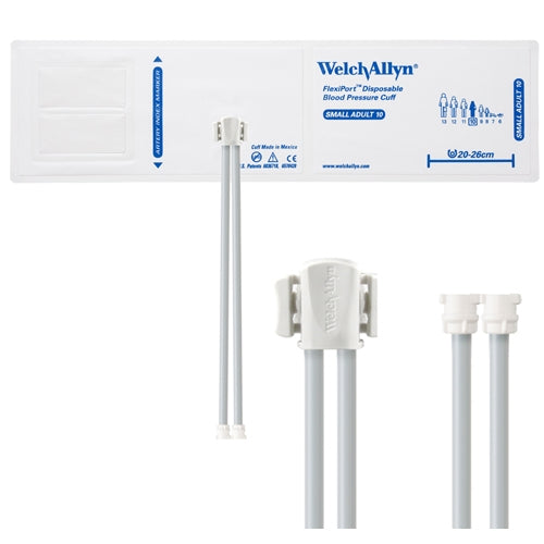 Welch Allyn Cuff, Vinyl, SM AD, 2-Tube, MQ - VINYL-10-2MQ
