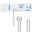 Welch Allyn Cuff, Vinyl, SM AD, 2-Tube, SC - VINYL-10-2SC