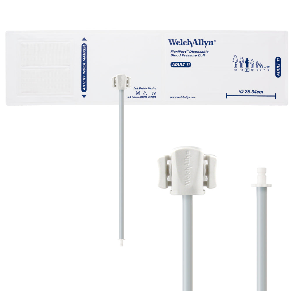 Welch Allyn FLEXIPORT Blood Pressure Cuff FlexiPort Adult Small 20 - 26 cm Vinyl - VINYL-10-1SC