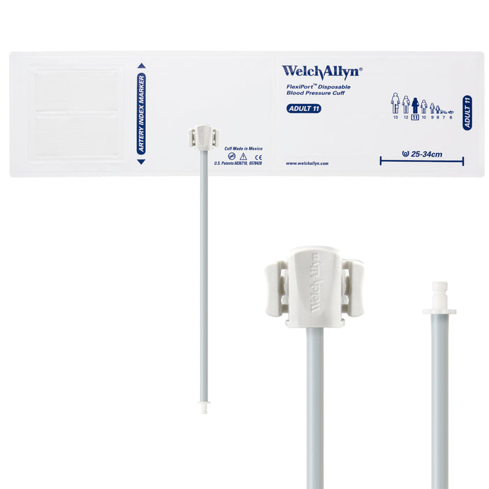 Welch Allyn FLEXIPORT Blood Pressure Cuff FlexiPort Adult Small 20 - 26 cm Vinyl - VINYL-10-1SC