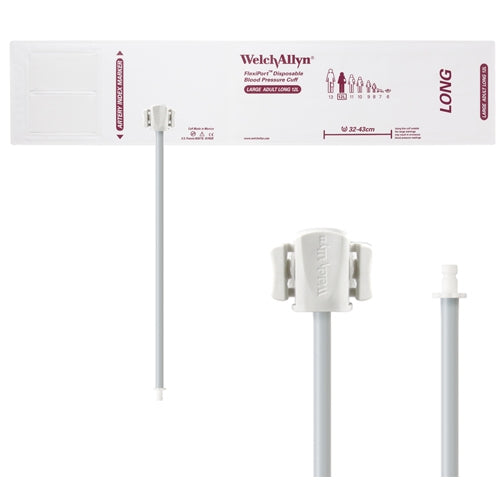 Welch Allyn Cuff Vinyl LG AD Long 1-Tube HP - VINYL-12L-1HP