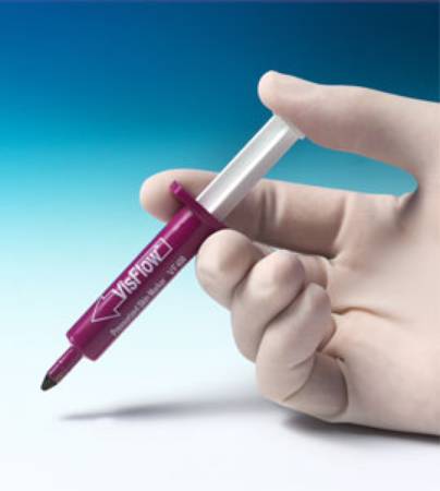 Visflow - Skin Marker Gentian Violet Bold Tip Ruler Sterile - VF400SR-50