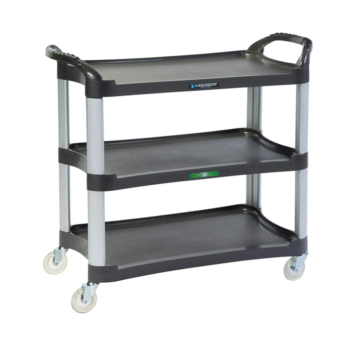 Lakeside Manufacturing - Utility Cart Plastic 20 X 37-1/2 X 42 Inch Gray Shelf: 16-3/4 X 29-1/2 Inch - 2512