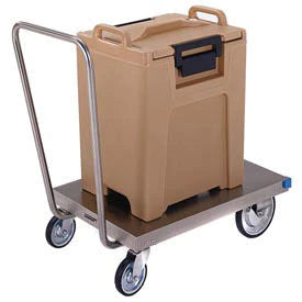 Lakeside Manufacturing - Platform Truck 5 Swivel Casters 650 lbs. Steel Handle Stainless Steel - 455