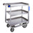 Lakeside Manufacturing - Utility Cart Stainless Steel 32.625 X 19.375 X 34.5 Inch 27 X 18 Inch Shelves - 722