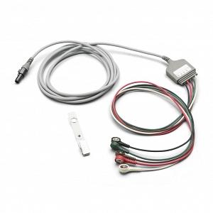 Welch-Allyn Cables for Propaq LT (Monitor Only) - ECG Cable with 3 Attached Leads, Snap, AAMI, 10' - 008-0880-00