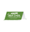 BeSafe Messaging Food Service Table Tents - Green, 8" x 3.875", Pack of 10