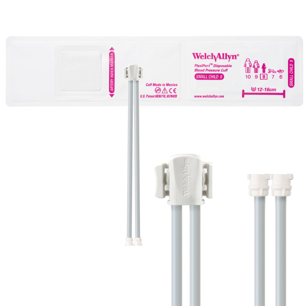 Welch Allyn Cuff, Vinyl Child, 2-Tube, BVC - VINYL-09-2BVC