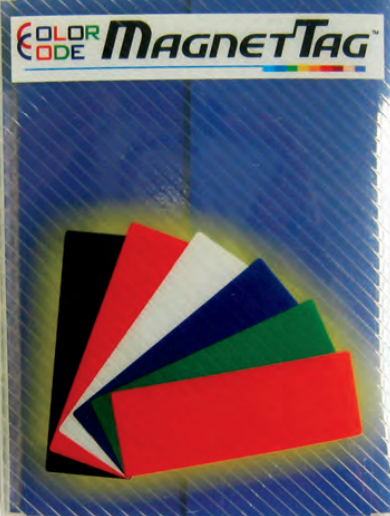 Healthmark Magnet Tags - 3.5" x 1.25" in