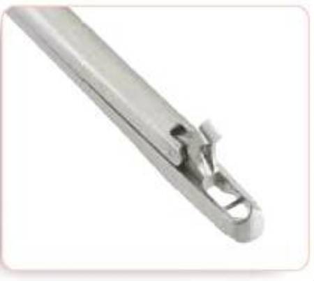 Cooper Surgical Biopsy Forceps Baby Tischler 20 cm Stainless Steel Pistol Grip Handle w/Spring Straight 2.3 X 4.2 mm Bite - 907014