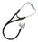 Harvey DLX - Cardiology Stethoscope Black 1-Tube 28 Inch Tube Double-Sided Chestpiece - 5079-325S