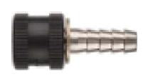 Welch Allyn Metal Screw-Type Hose Connector with Barbed End for 1/8" tubing - 5082-161