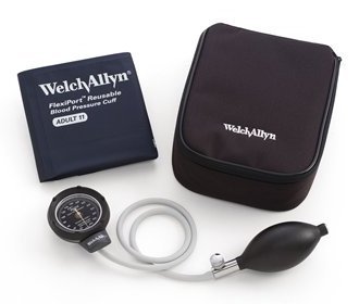 Welch Allyn Platinum Series DS48 Aneroid Sphygmomanometer Pocket Style Hand Held 2-Tube Adult Size Arm - DS48-11