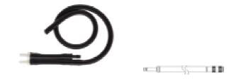 Welch Allyn Sphygmomanometer Tubing 13 Inch L, 2 Plastic Male Luer Slip Cuff Connector On One End, Hose Barb For Inflation Bulb On The Other - 5082-153
