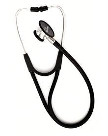 Welch Allyn Harvey Elite Cardiology Stethoscope Black 1-Tube 17 Inch Tube Double Sided Chestpiece - 5079-125