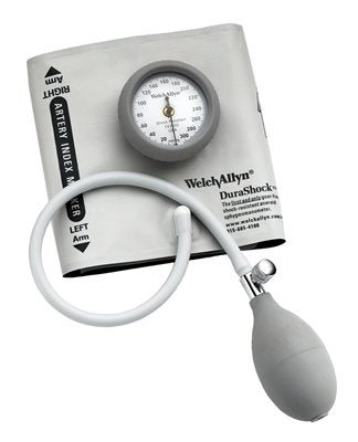 Welch Allyn Bronze Series DS44 Aneroid Sphygmomanometer 2 Piece Durable Cuff 1-Tube Adult Size Arm - DS44-12CB