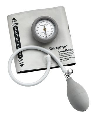 DuraShock - Aneroid Sphygmomanometer Unit 2-Tubes Adult Large Cuff - DS44-12CB