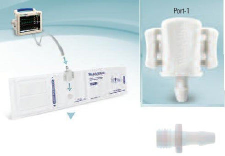Welch Allyn FLEXIPORT Blood Pressure Cuff, 1 Tube Bladder FlexiPort Adult Large 32 to 43 cm Fabric - SOFT-12L-1SC