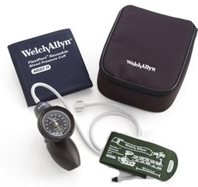 Welch Allyn Tycos DS58 Aneroid Sphygmomanometer Pocket Style Hand Held 1-Tube Adult Size Arm - DS58-ST