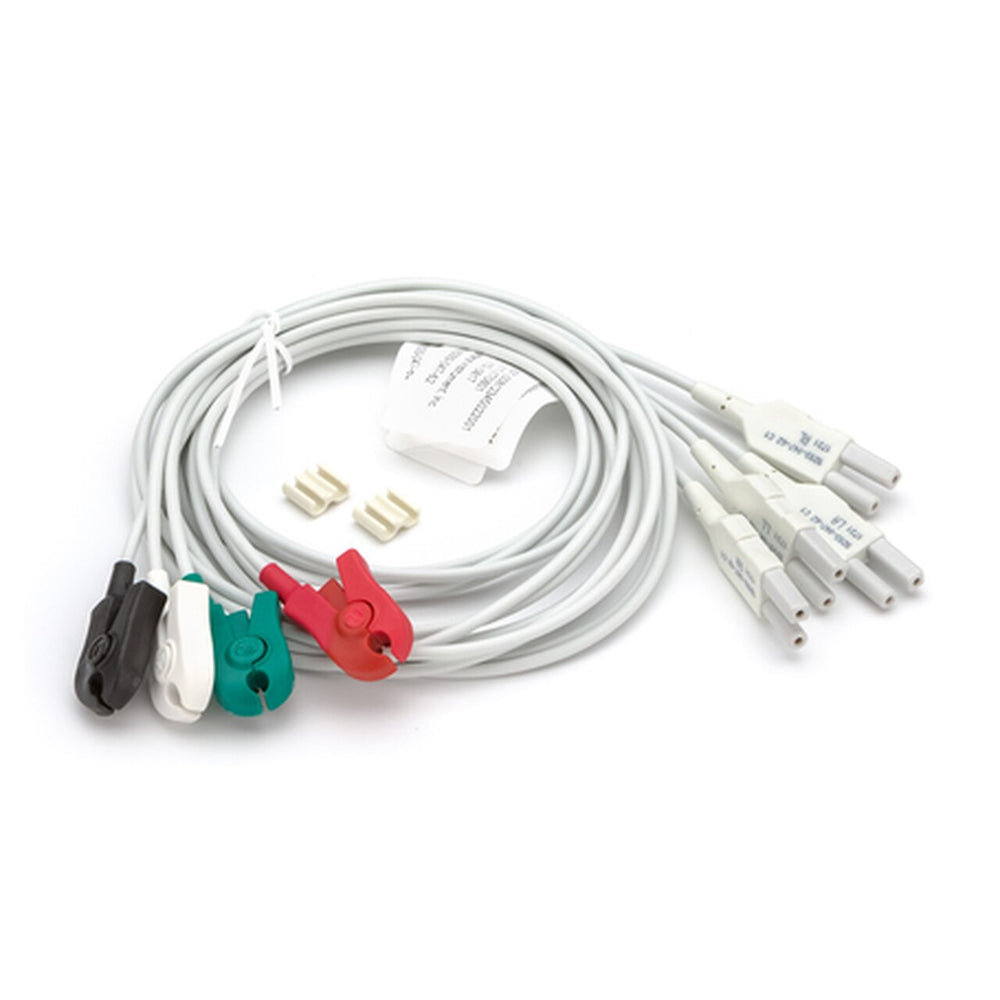 Welch Allyn WAM/ AM12 Replacement AHA Leads, Clip, Limbs (for Stress) - 9293-047-62