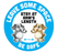 BeSafe Messaging Education Floor Decals - Blue & White, 12" x 12", Pack of 6
