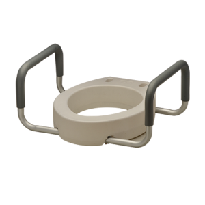 Nova Ortho-Med Riser, Toilet Elongated W/Armsretail (2/Cs) - 8343-R