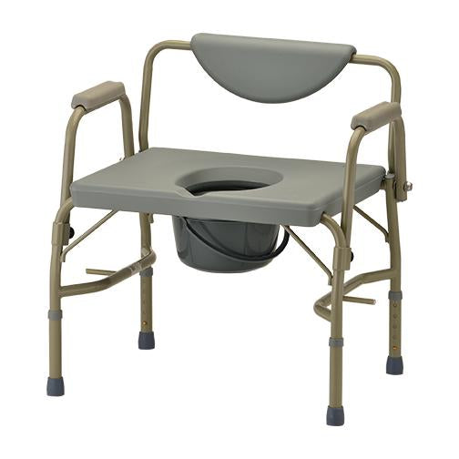 Nova Ortho-Med Commode, Hd Xwd Droparm Ec (2/Cs) - 8583