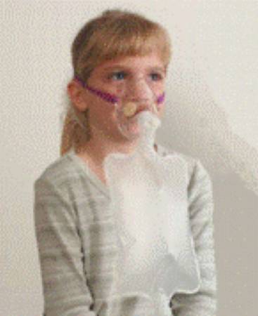 Roscoe - Aerosol Mask Elongated Style Pediatric Adjustable Head Strap - 0251