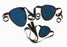 Wolf X-Ray - Gonad Shield Set Navy Blue Small / Medium / Large - 75501-22