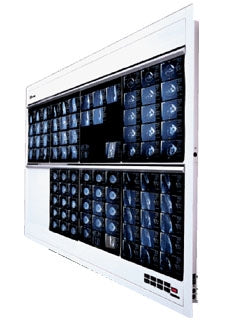 Wolf X-Ray Trimline Plus X-Ray Illuminator 2 Bank 1 Tier 4 Lamp Wall Mount - 29402
