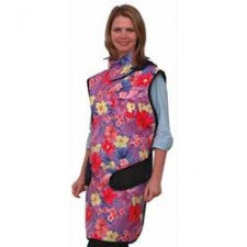 Wolf X-Ray - X-Ray Apron with Thyroid Collar Burgundy Easy Wrap Style Large - 65023TC-18