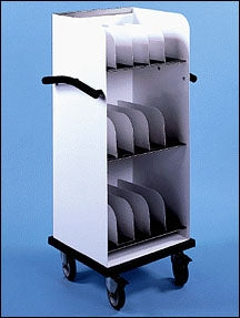 Wolf X-Ray - Cassette Cart Steel 20 W X 50 H X 17 D Inch - 25515