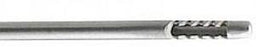 Cooper Surgical Wallach Endometrial Biopsy Curette Novak Single-ended Rigid Handle 3 mm Tip Straight Round Tip with Sharp Serrated Teeth - 907022-3