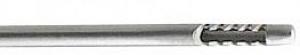 Cooper Surgical Wallach Endometrial Biopsy Curette Novak Single-ended Rigid Handle 3 mm Tip Straight Round Tip with Sharp Serrated Teeth - 907022-3
