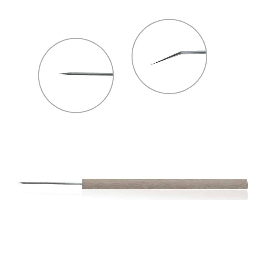 Mopec Teasing Needle, Wood Handle