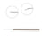 Mopec Teasing Needle, Wood Handle