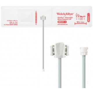 Welch Allyn Cuff, BP, Soft, Infant, 1-Tube, MQ, 20 each Case - SOFT-07-1MQ