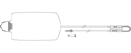 Zevex EnteraLite Infinity Enteral Feeding Pump Bag Set 1200 mL - INF1200-A