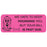 Tabbies Patient Responsibility Labels, Fluorecent Pink - 2-1/4"W x 7/8"H, 420 per Roll - UL520